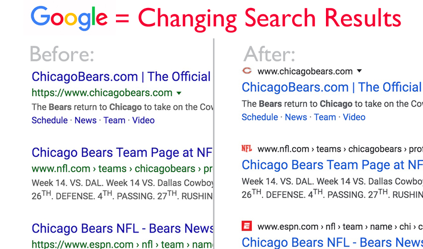 Is Google Changing its Search Results?